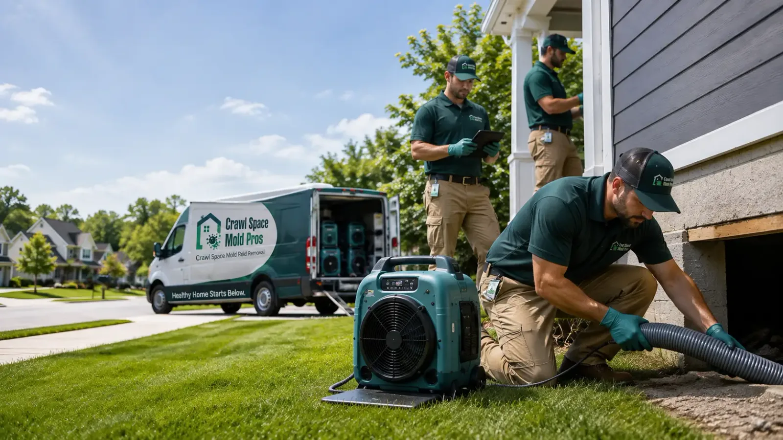 Crawl Space Mold Removal in Eagle Mountain, UT